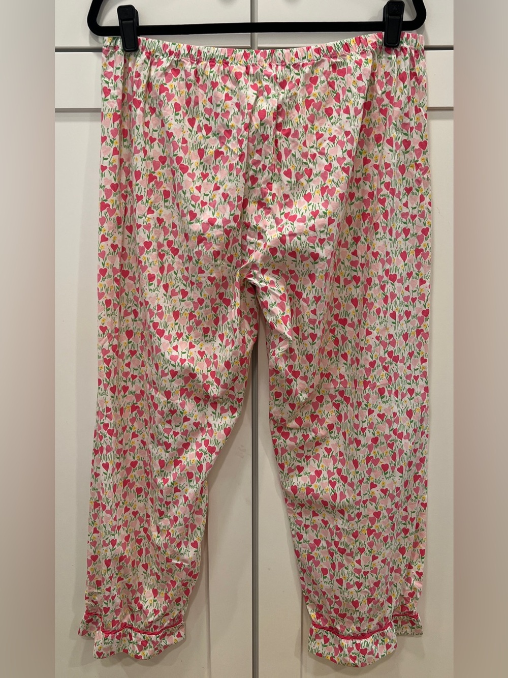 LILLY PULITZER “LOVE YOU TOO MUCH” PAJAMA SET, SIZE L. - Picture 8 of 16